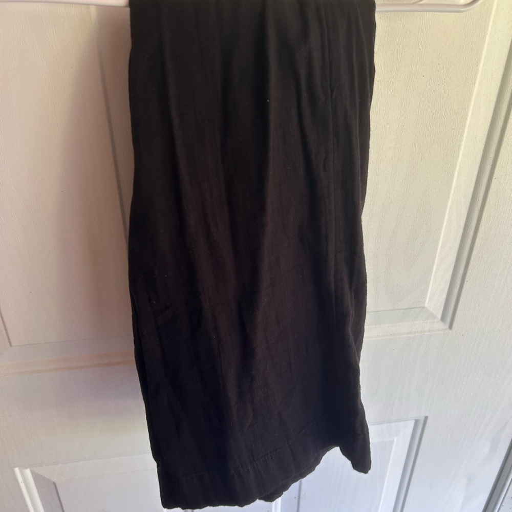 Black linen Old Navy pants